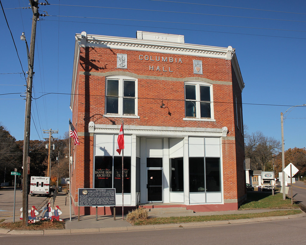 Columbia Hall Dannebrog, NE Built in the Commercial styl… Flickr