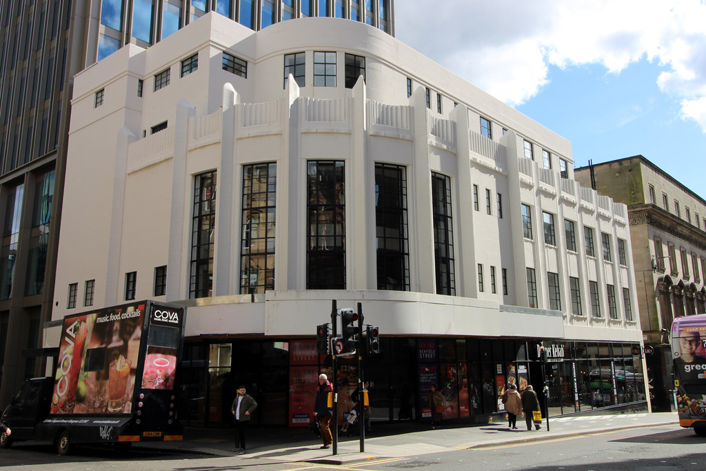 Art deco buildings.Glasgow. Flickr