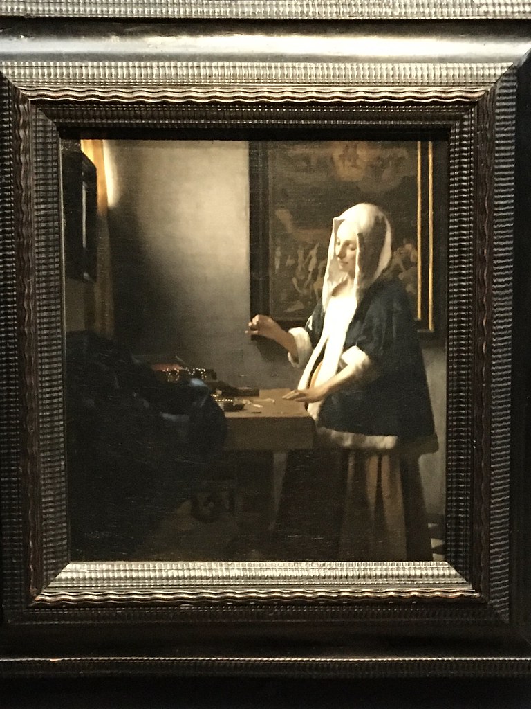 Johannes Vermeer Woman Holding a Balance (16624) a photo on Flickriver