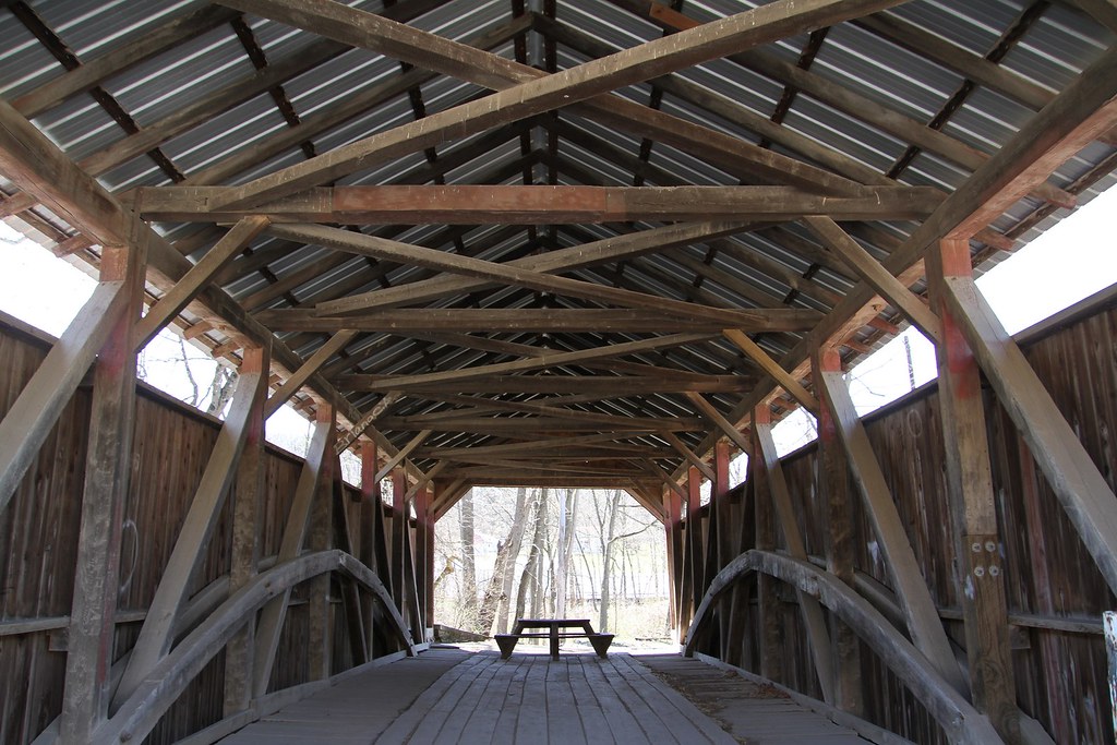 Aline Covered Bridge Mount Pleasant Mills, Pennsylvania Barb