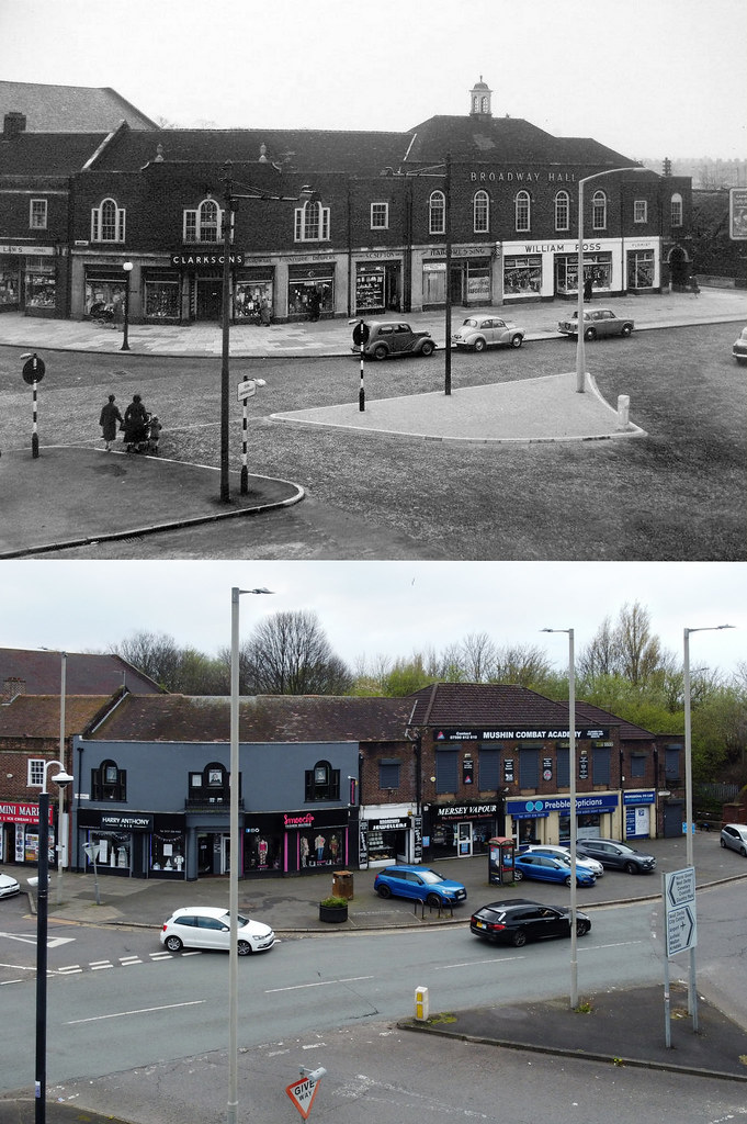 Utting Avenue East, Norris Green, 1960 and 2023 Keith Jones Flickr
