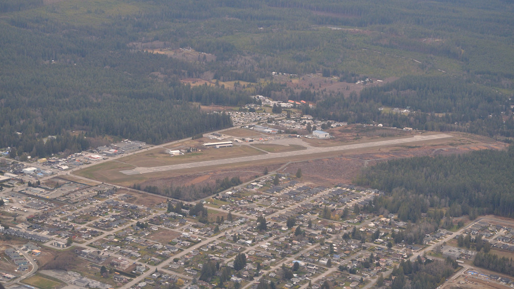 Powell River airport Seen after takeoff in a Pacific Coast… Flickr