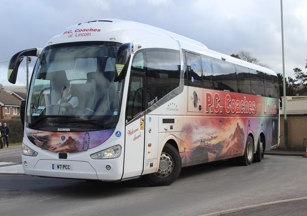 PC CoachesLincoln W7PCC seen arriving at the Cheltenham F… Flickr