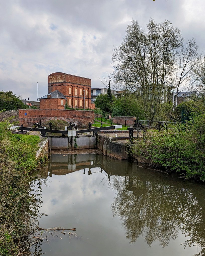 Firepool Lock, Taunton. 1991 Stephen Flickr
