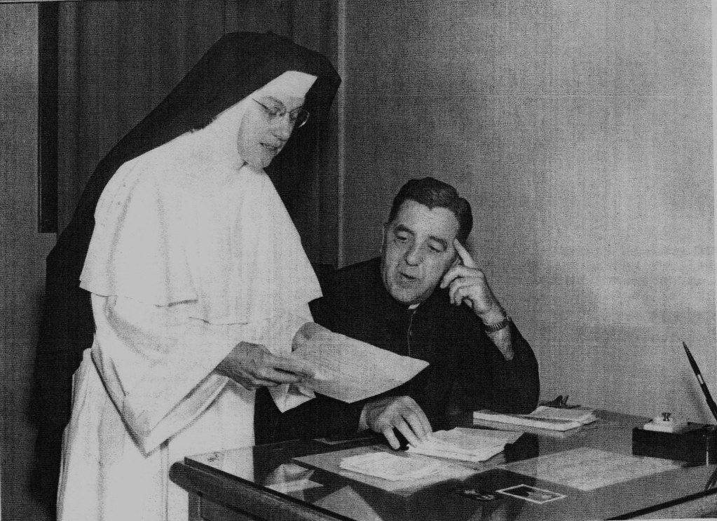 Sister Agnes Claire, OP and Monsignor Stanley B Witkowiak … Flickr