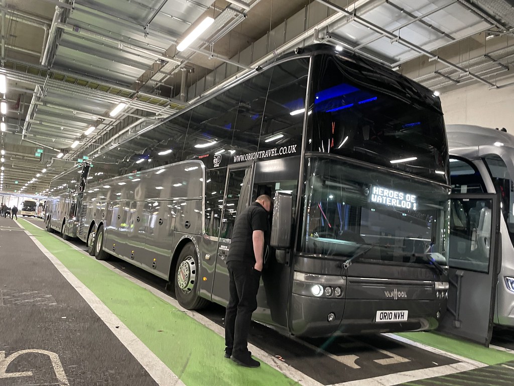 Orion Travel OR10NVH & 8201VC Wembley coach park green Flickr