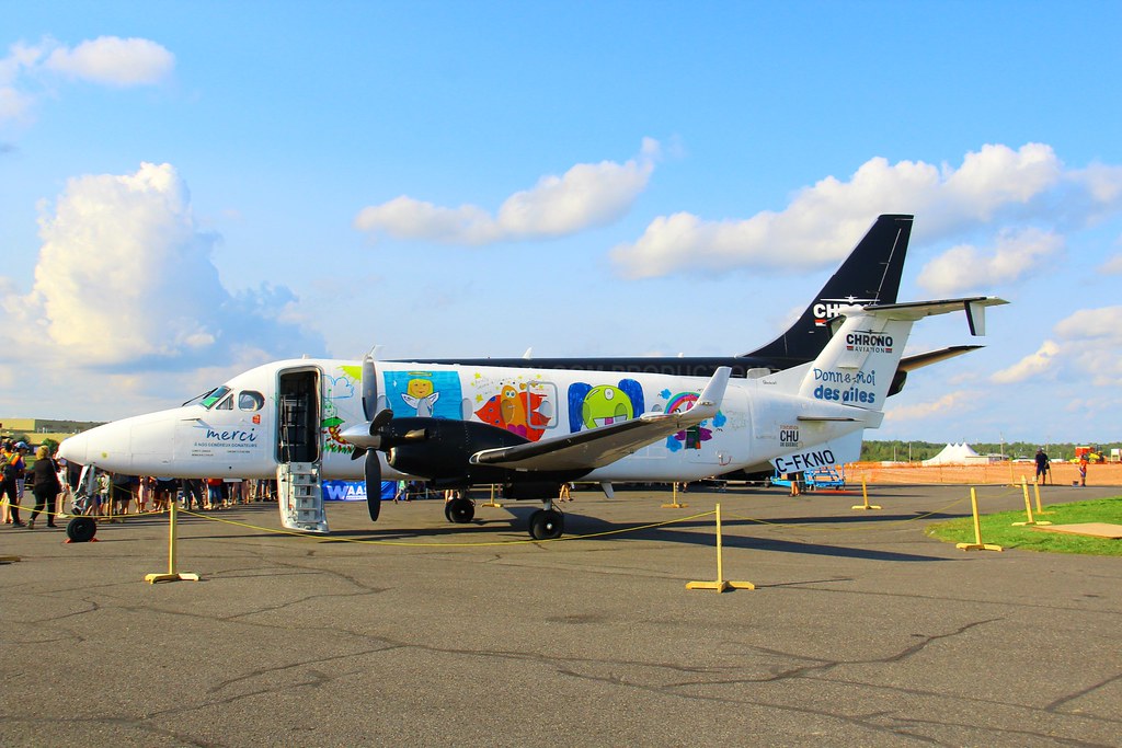 Chrono Aviation Beech 1900D CFKNO At the Bromont Airshow.… Flickr