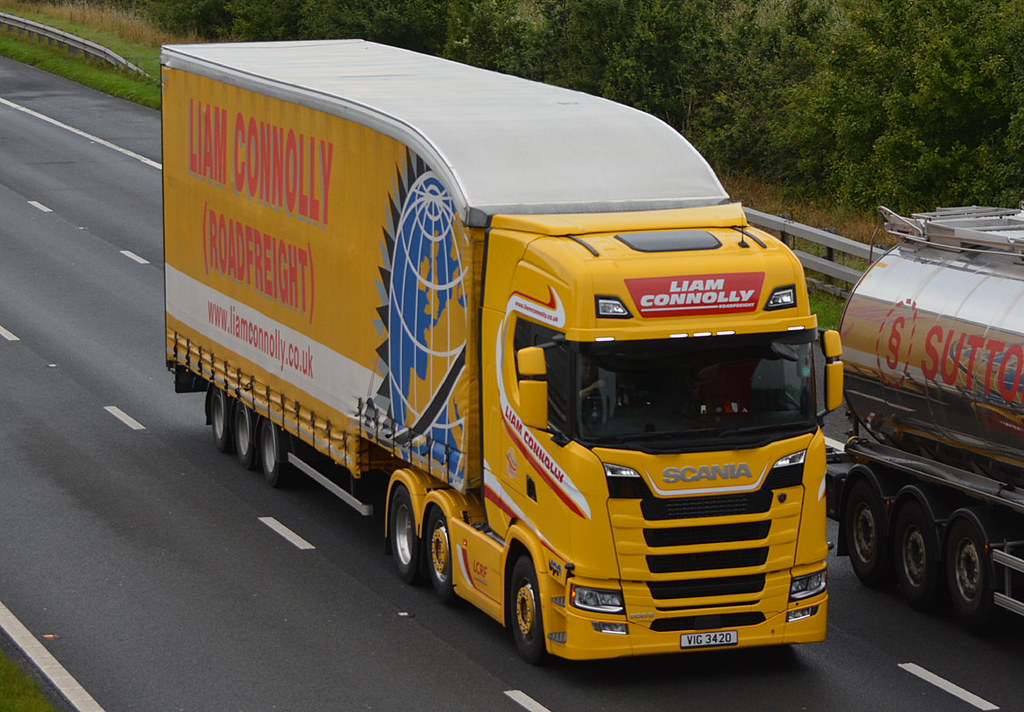 Liam Connolly Roadfreight VIG 3420 M6 Gretna 08/09/2022 Harry's On