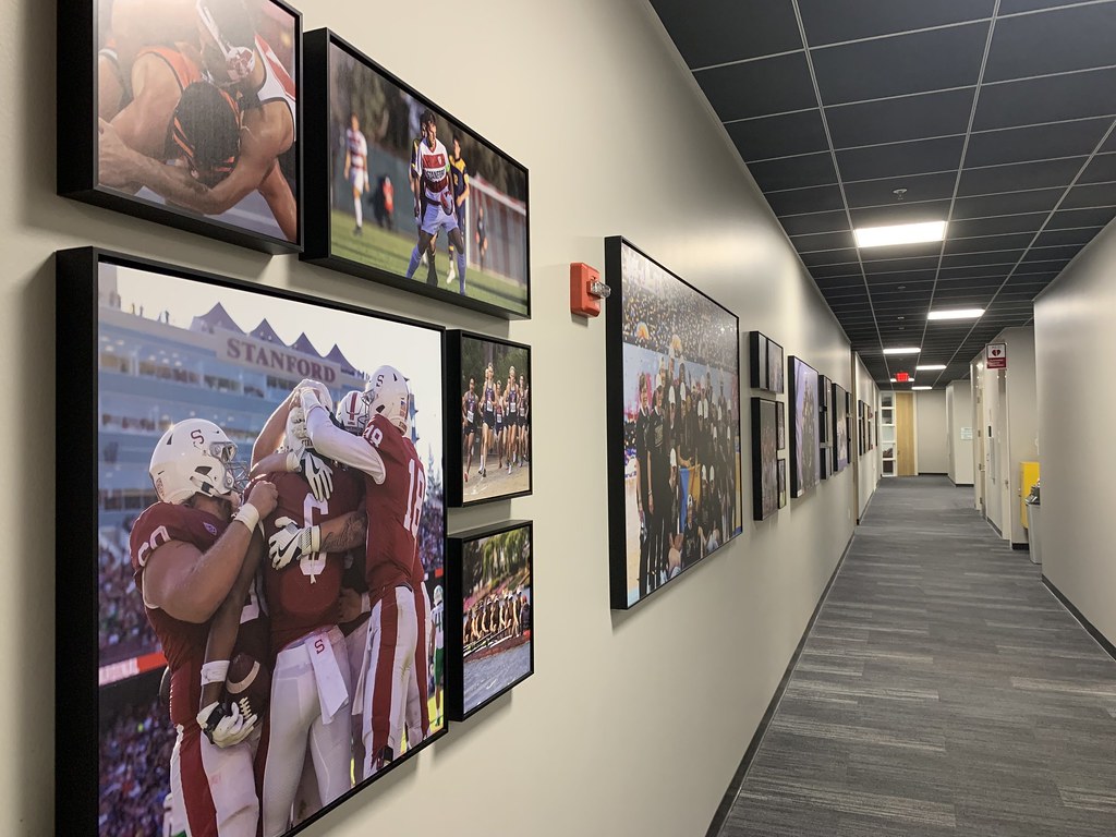 Stanford Athletics wall of pictures_IMG0267 Athletic fram… Flickr