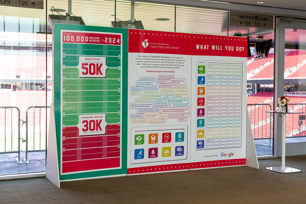 2023 Hard Hats with Heart Levi's Stadium Bay Area American Heart