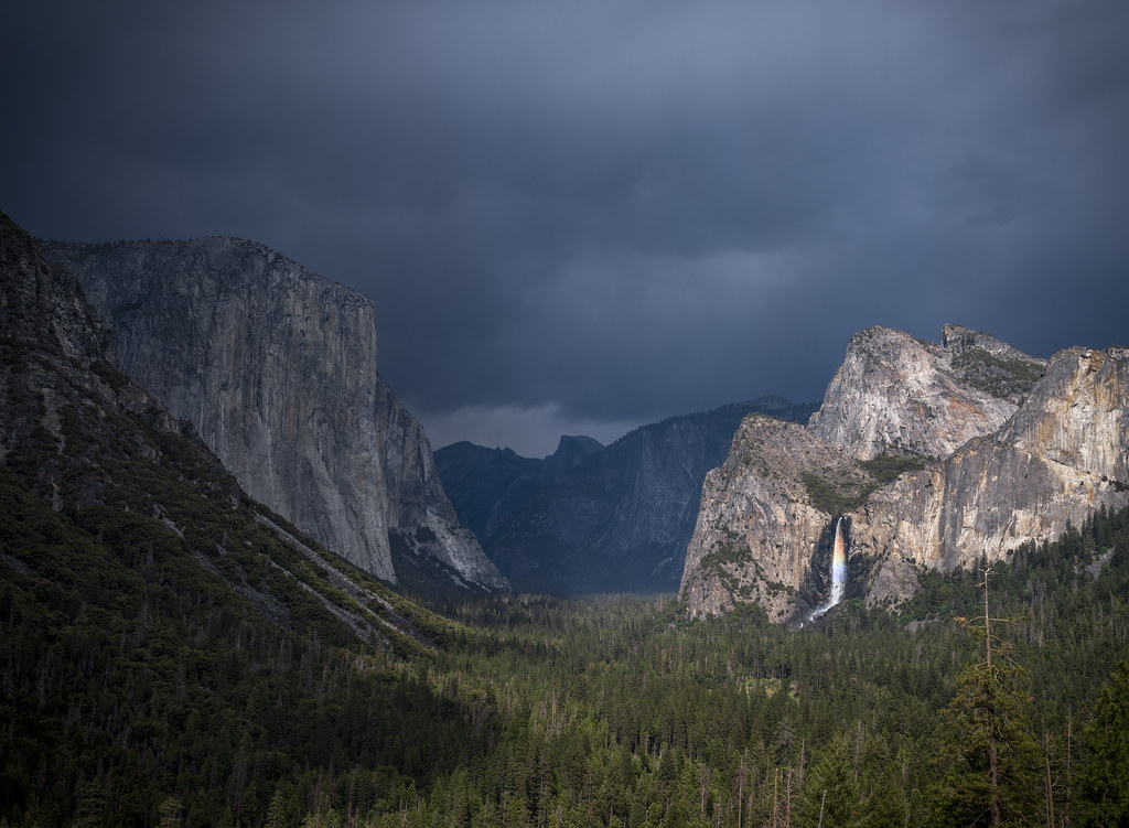 Yosemite Tunnel View Spring Dramatic Skies & Storm Clouds! Yosemite