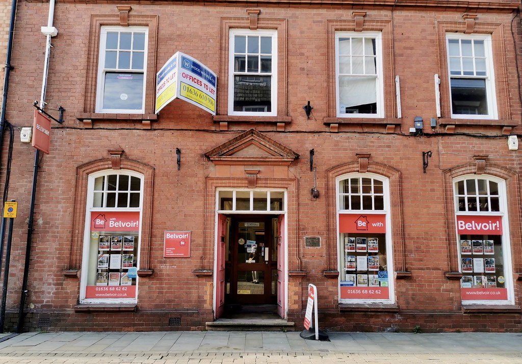 Estate Agents, Lombard Street, Newark. Windows of shops no… Flickr