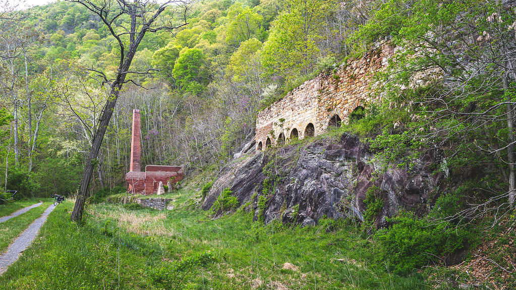 Ruins of the Round Top Cement Mill On the berm side of the… Flickr