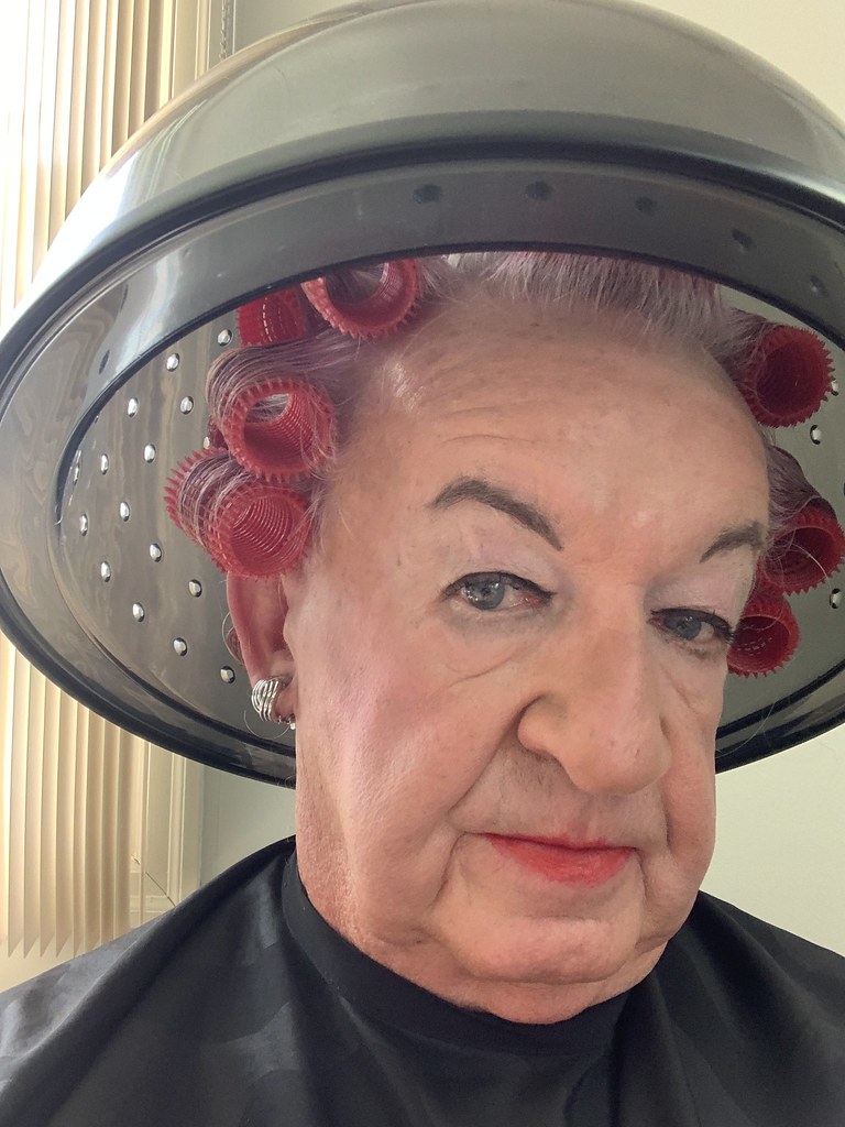 Under the dryer Hairdressers 4/25 harriet queen Flickr