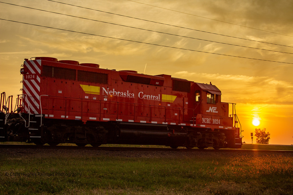 Nebraska Central Railroad The sun continues to rise behind… Flickr
