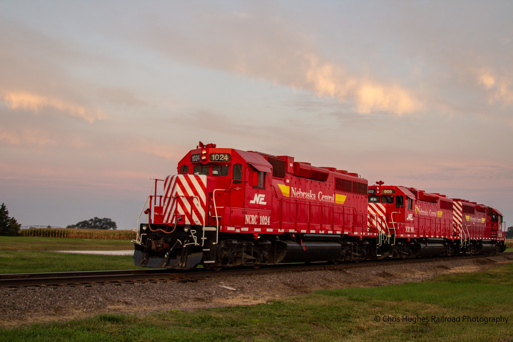 Nebraska Central Railroad Nebraska Central GP383’s 1024, … Flickr