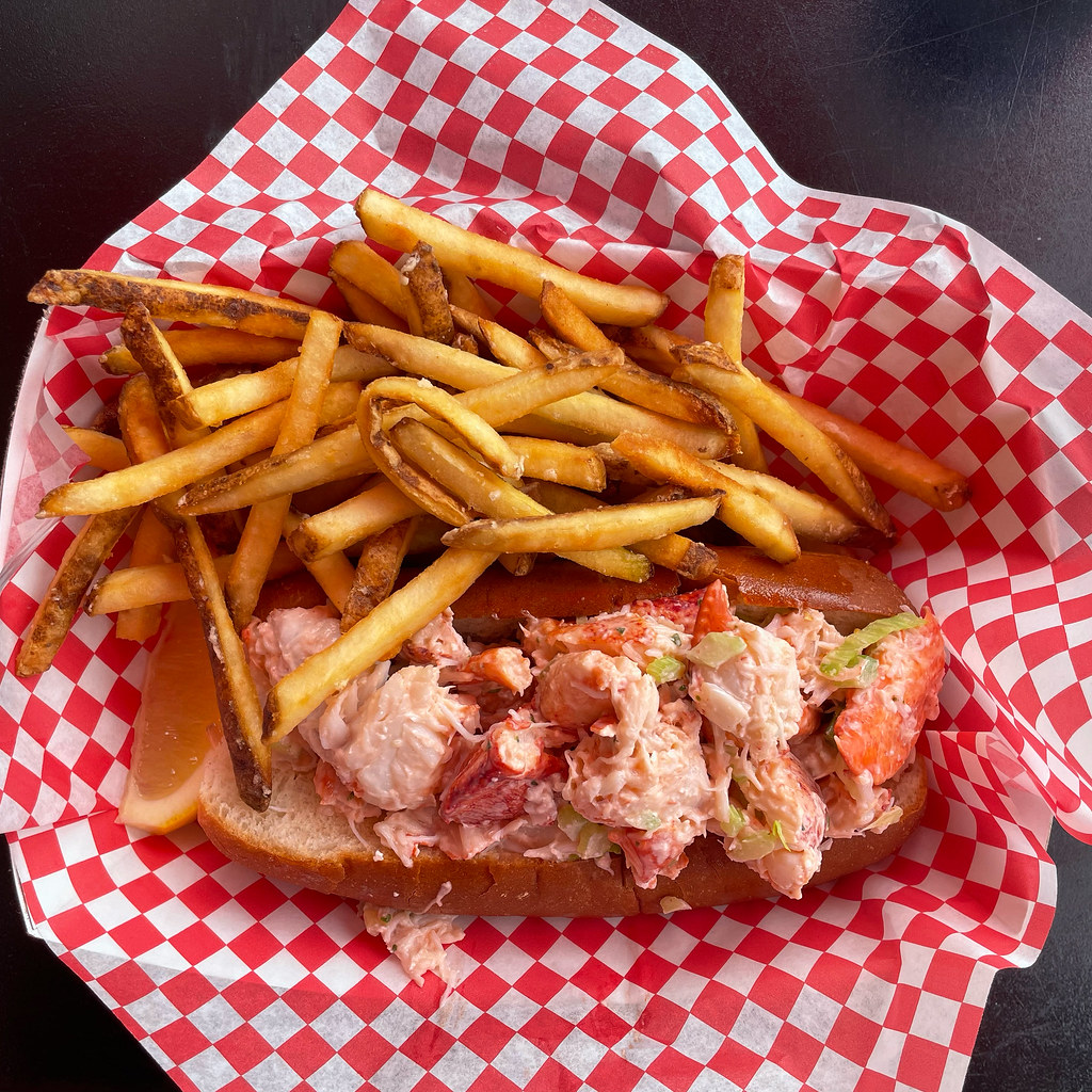 The first of many lobster rolls from Yankee Lobster. Flickr