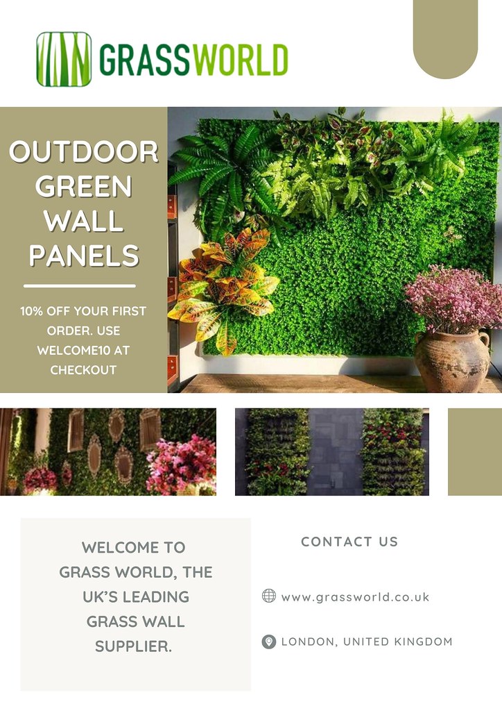 Outdoor Green Wall Panels 1 Transform your outdoor space… Flickr