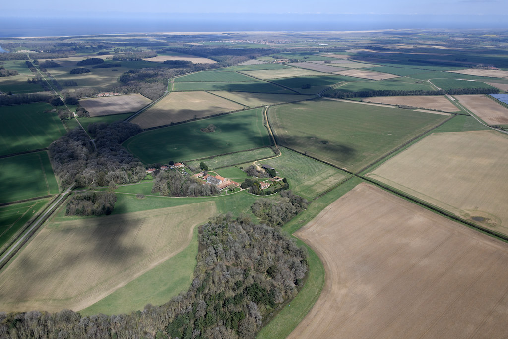 Aerial image Quarles Farm, site of a Norfolk lost village… Flickr