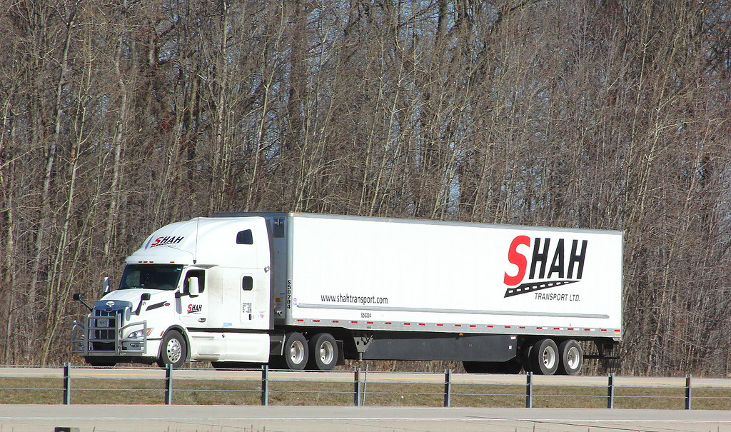Shah Transport Ltd. Peterbilt Adair, Michigan, USA plate … Russ