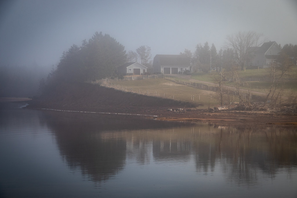 Fogged In at the Seaside Farm Stanley Bridge, PEI PaulK.PE Flickr