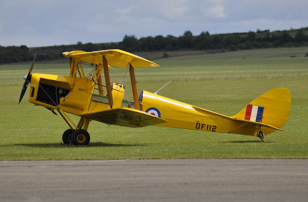 _DSC0225 Classic Wings Tiger Moth GANRM/DF112 at Duxford Stuart