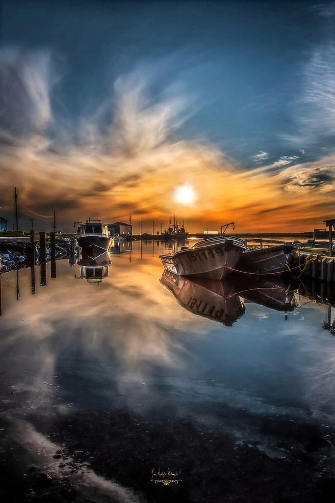 Silent Harbor at sunset Fox Island Newfoundland Canada Flickr