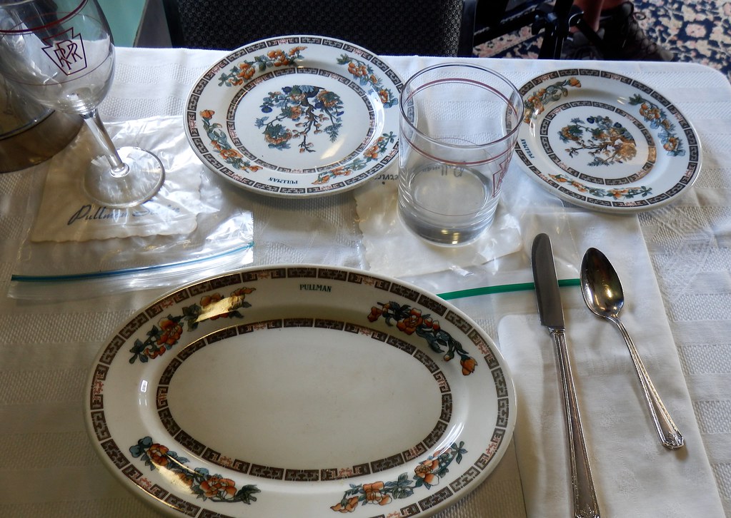 Place Setting Pullman Dining Car Parksley, Virginia Railro… Flickr