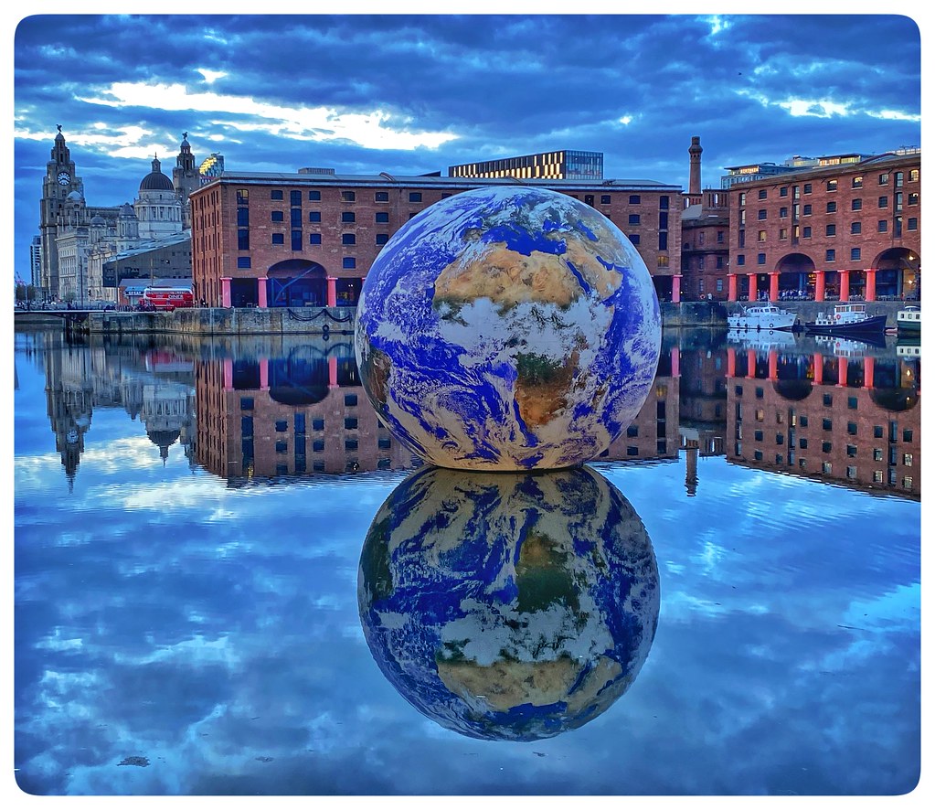 The Floating Earth Globe Liverpool Albert Dock Liverpool Flickr