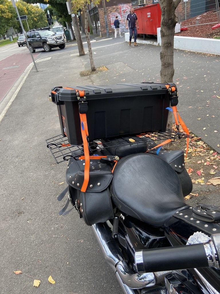 Shadow DIY Luggage Rack DIY luggage rack for my ‘07 shadow… Flickr