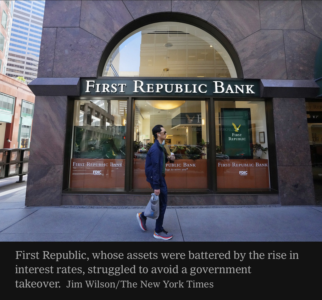 First Republic Bank Is Seized by Regulators and Sold to JP… Flickr