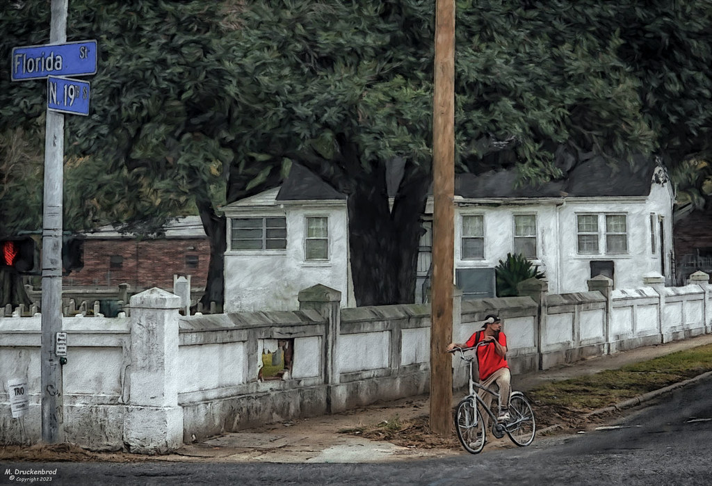 A walled Home in Spanish Town, Baton Rouge Louisiana Flickr
