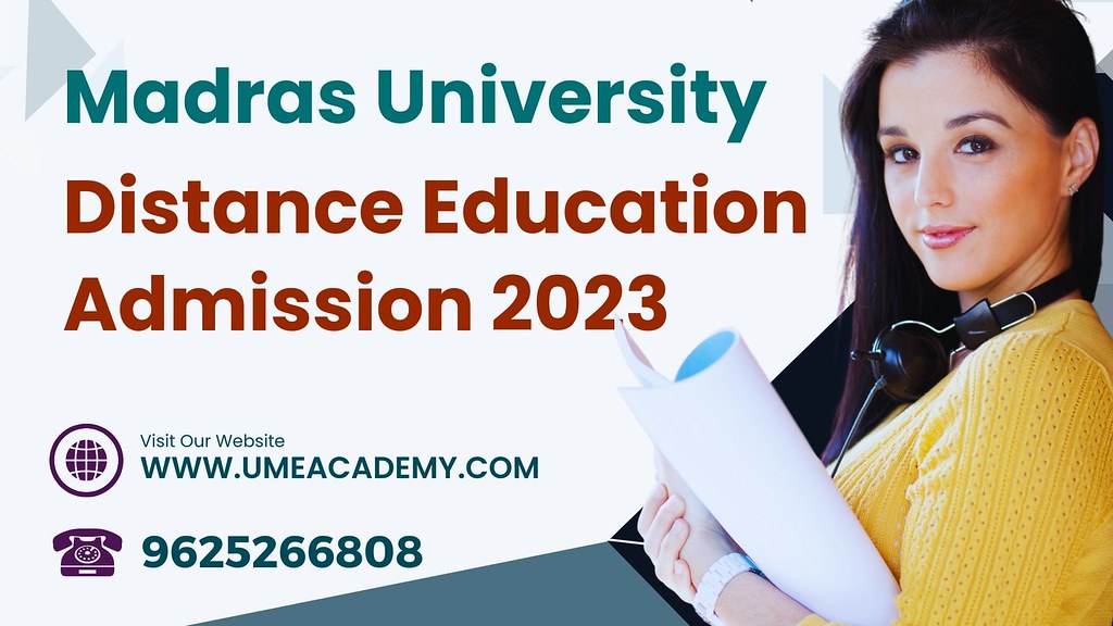 Madras University Distance Education Admission 2023 Flickr
