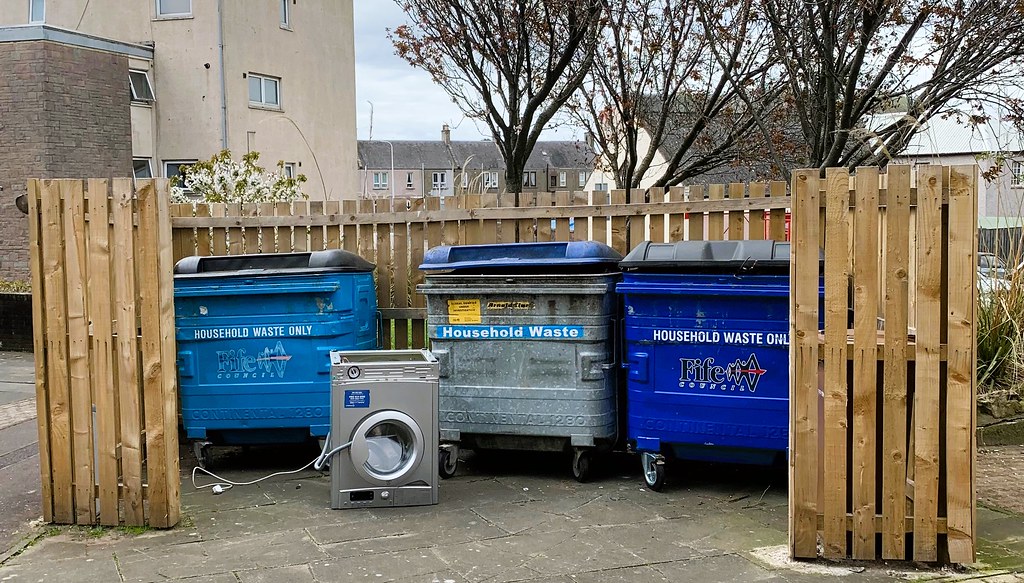 Household Waste Bins. Commercial Road. Leven. Fife. Scotla… Flickr