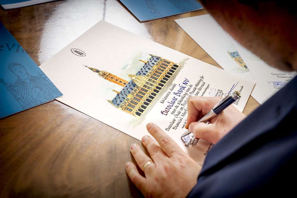 Inhuldiging Euroclear Chair on Predictive Process Mining for Financial