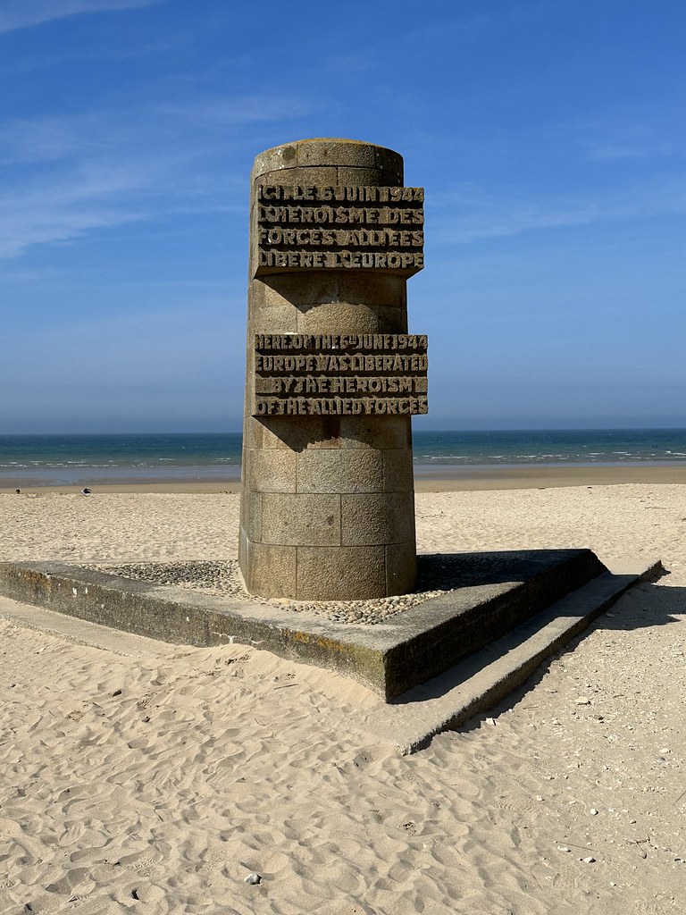 Memorial on JUNO Beach, Normandy, France. Tim Weiner Flickr