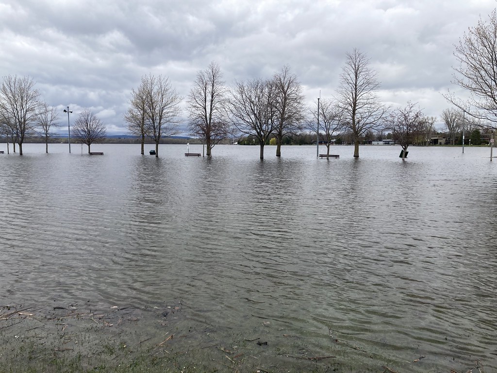 Ottawa River high at Britannia Park Ottawa, Canada R. D. Barry Flickr