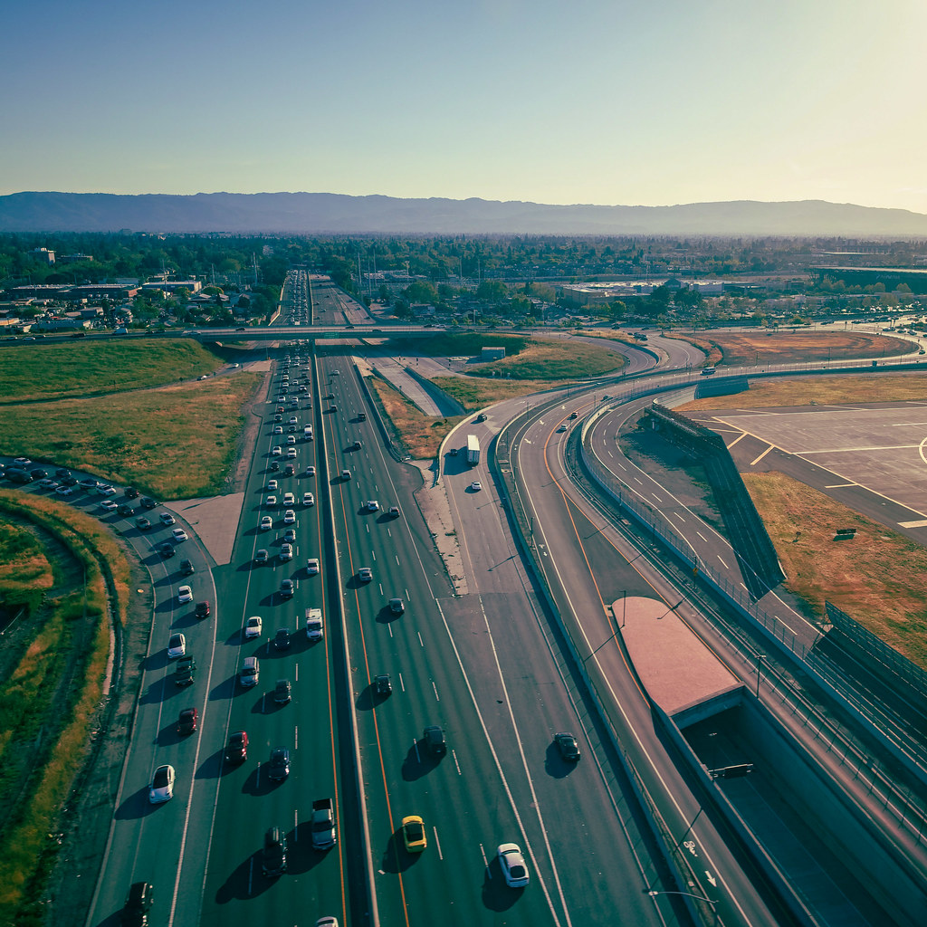 San Jose, California Seconds away from landing. I880 to th… Flickr