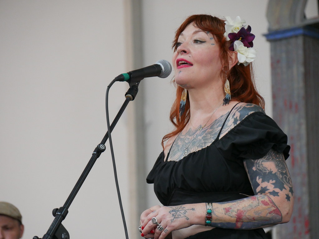 Meschiya Lake at Jazz Fest May 4, 2023. Photo by Louis C… Flickr
