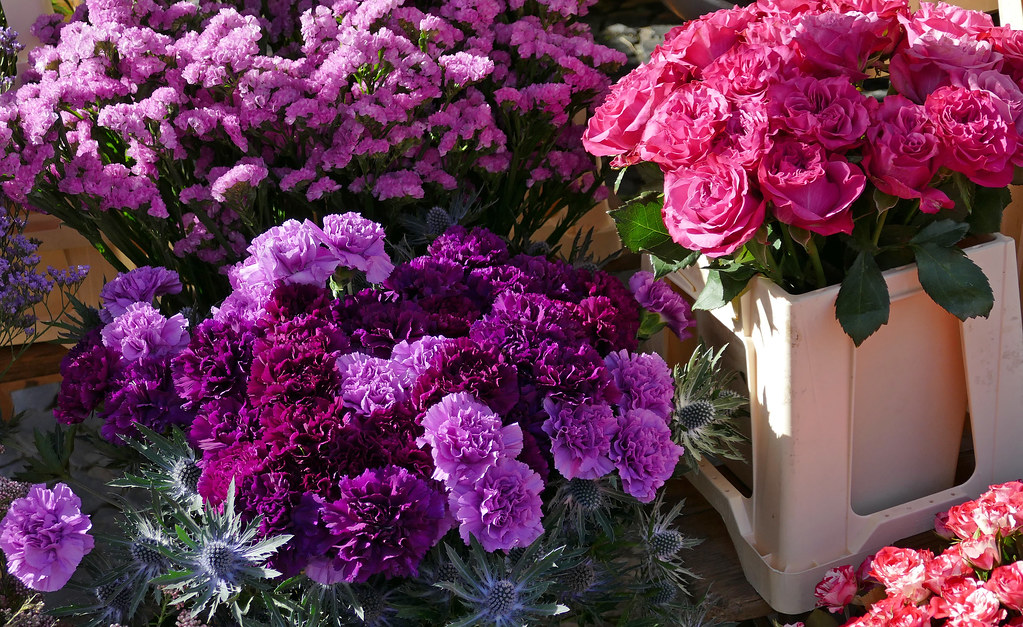 Mainz, Markt, Blumenstand flower stall HENMagonza Flickr