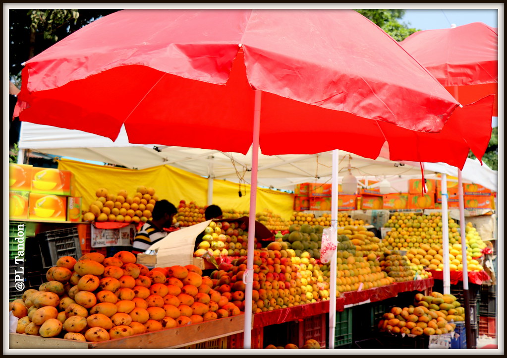 Indian Mangoes Indian mangoes in Bengaluru Market near TV … P. L
