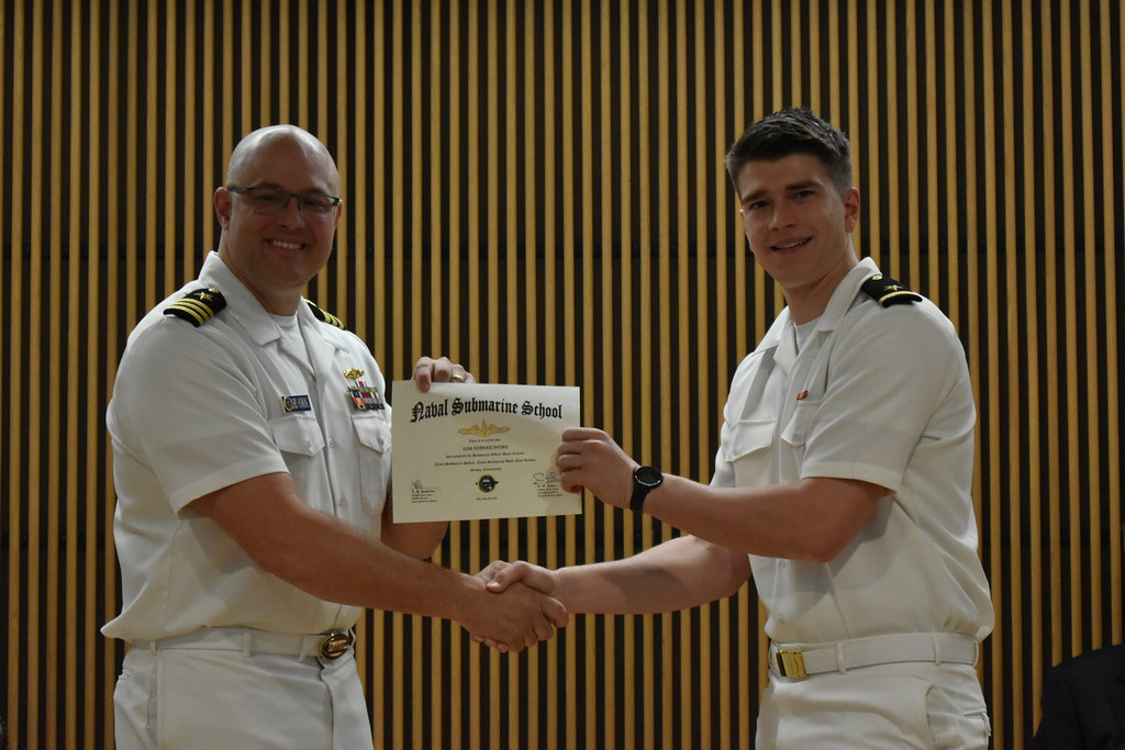 230505 SOBC grad U.S. Naval officers in the Submarine Offi… Flickr