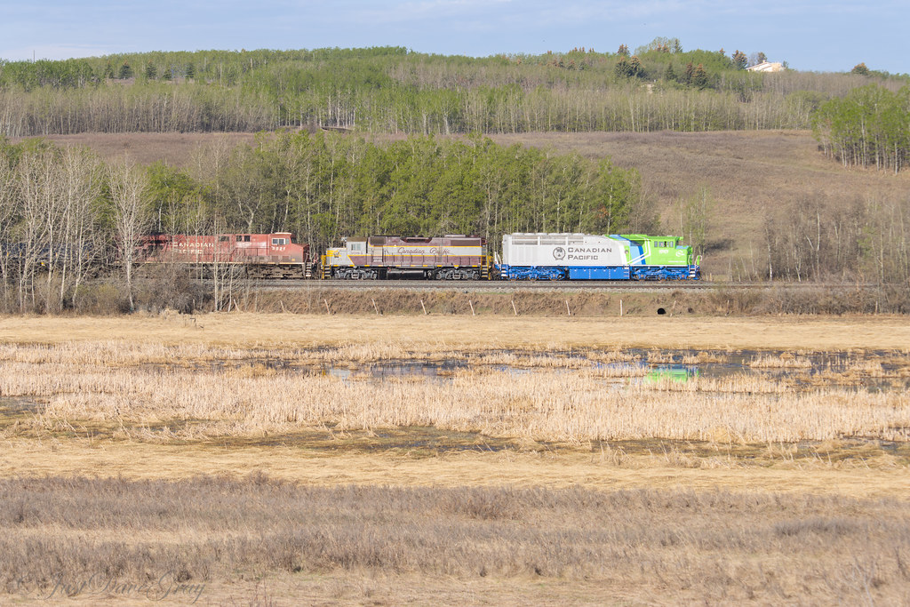 CPKC 419 DeWinton, AB The train is now on the other side… Flickr