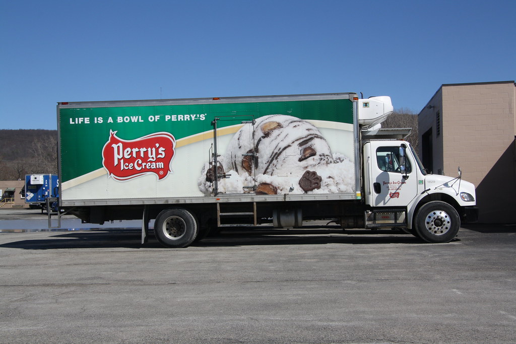 Perry's Ice Cream truck Elmira, New York 2023. Flickr