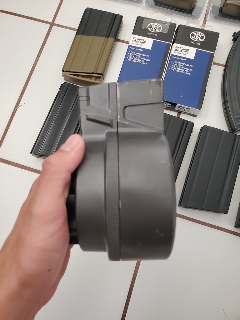 HK G8 drum and Armalite AR-10B mags - AR15.COM