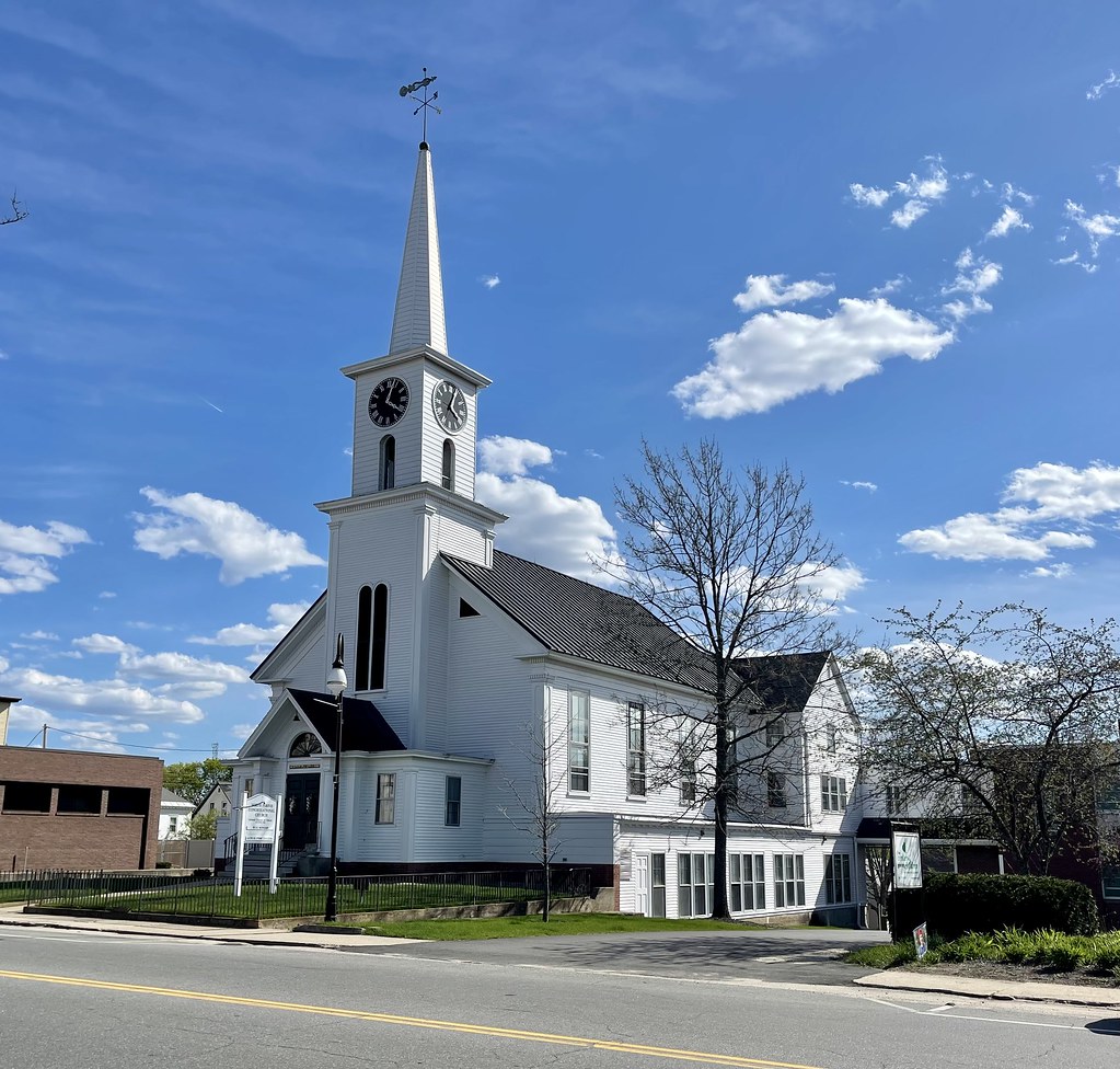 North Parish Congregational Church. Sanford, Maine. Built … Flickr