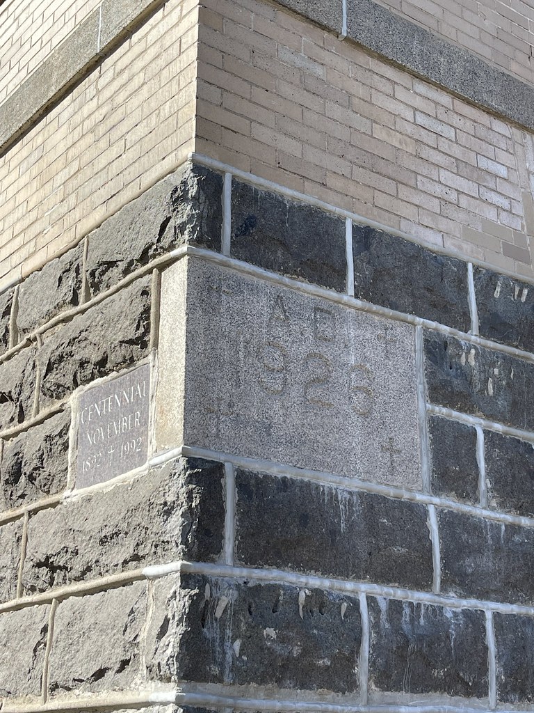 Cornerstone of St. Ignatius High School in Sanford, Maine.… Flickr