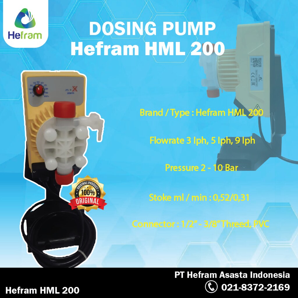 Dosing Pump Catalogue Hefram HML 200 Katalog pompa dosis… Flickr