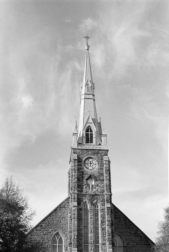 Nativity Church Steeple Minolta XDs MD Rokkor 50mm f/1.7 … Flickr