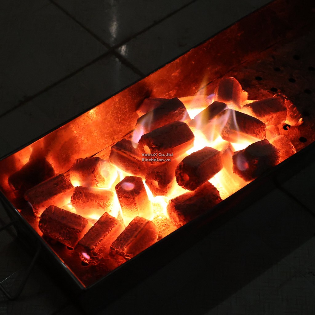 Sawdust charcoal Hexagol (11) Binchotan, white charcoal,sa… Flickr